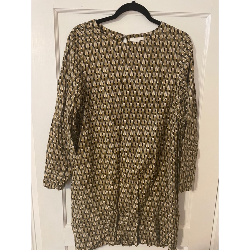 Deco print dress